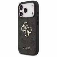 Guess 4G Strap 4G Classic Logo dėklas telefonui iPhone 17 Pro - juoda