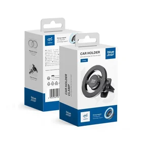 BLUE STAR magnetinis automobilio laikiklis oro ventiliacijai suderinamas su MagSafe CLAMP juodas