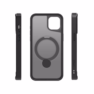 Etteri Matinis Magnetinis žiedas dėklas telefonui iPhone 15 6,1" juodas