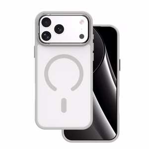 Frozen Mag dėklas for iPhone 17 6,3" pilkas