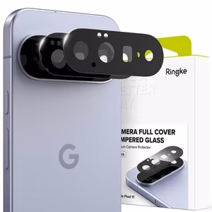 Ringke kameros objektyvų apsauga, skirta „Google Pixel 11“, 2 vnt. – juoda