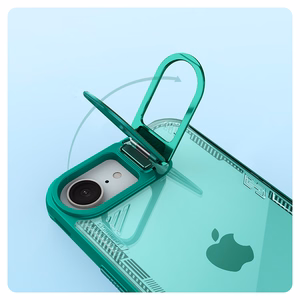 Nillkin Iceblade Prop dėklas su stovu iPhone 16e telefonui - žalias