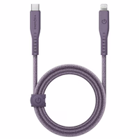 ENERGEA laidas Flow USB-C - LightningC94 MFI 1.5m violetinis 60W 3A PD Fast Charge