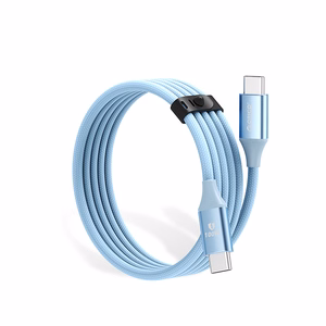 Orico CDX 100W 5A Power Delivery USB-C - USB-C kabelis 1m - mėlynas