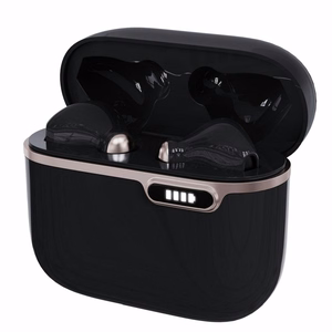 ART belaidės ausinės Bluetooth TWS + docking stotis Type C AP-TW-B4B juoda