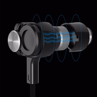 REMAX ausinės - RM-900F vibracinės žaidimams raudonos