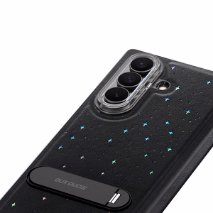 Dux Ducis Stex dėklas Samsung Galaxy Z Fold 7 su 360° stovu - Juodas