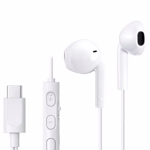 JVC HA-FR17UC USB Type-C laidinės ausinės baltos