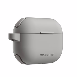 AmazingThing Omni dėklas AirPods Pro 2 silikoninis dėklas - pilkas