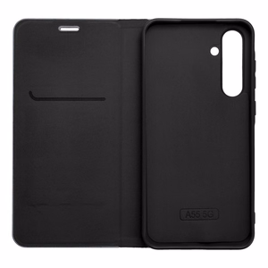 Atverčiamas dėklas skirtas Samsung A27 Luna Book Carbon juodas