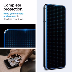 Spigen Glas.tR EZ Fit apsauginis stiklas Samsung Galaxy S23 - 2 vnt.