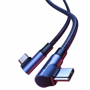 Ugreen US335 70696 kampinis USB-C - USB-C PD QC FCP 100W 5A 480Mb/s 1m laidas - juodas