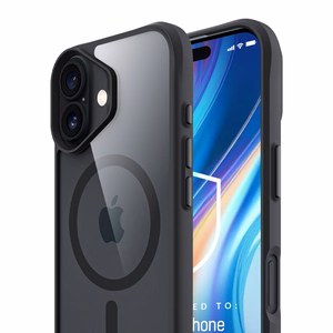 Чехол 3mk Satin Armor MagCase для iPhone 17 - чёрный