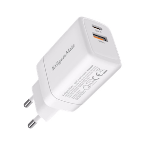 Kruger&Matz 45 W GaN tinklo įkroviklis su Power Delivery ir Quick Charge