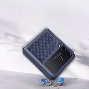 Dėklas Dux Ducis Venice skirtas Samsung F711 Z Flip3 mėlynas
