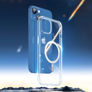Dux Ducis Clin magnetinis dėklas telefonui iPhone 14 Plus suderinamas su MagSafe skaidrus
