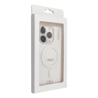 Drop Glue Spalvingas Žiedas Magnetinis Dėklas suderinamas su MagSafe IPHONE 16 PRO MAX balta