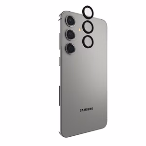 Защитное стекло Case-Mate Aluminum Ring Lens Protector для объективов камеры Samsung Galaxy S24+, чёрное