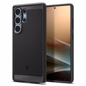 Spigen Rugged Armor Mag dėklas Samsung Galaxy S25 Ultra - juodas