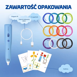 3D rašiklis LAMAX ArtKid1 3D, mėlynas