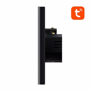 Išmanusis šviesos jungiklis WiFi Avatto TS02-EU-B1 1 Way TUYA (juodas)