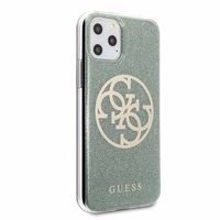 Guess GUHCN65PCUGLKA iPhone 11 Pro Max chaki kietas dėklas 4G Circle Glitter