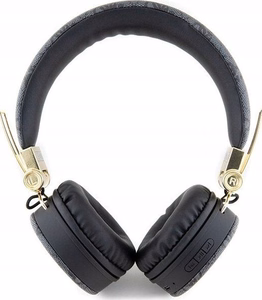 Belaidės ausinės Guess Metal Logo GUBH704GEMK juodos spalvos