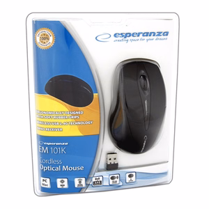 Esperanza EM101K mouse Ambidextrous RF Wireless Optical 1000 DPI