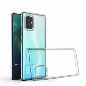 Case for Samsung A71 Clear Case 2 mm Box transparent