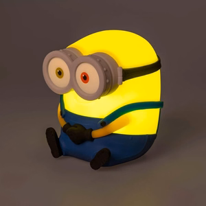 Minions Bobo minkštas silikoninis LED naktinis šviestuvas vaikams, 15 cm