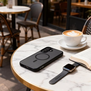 "Tech-Protect MagMat MagSafe" dėklas "Samsung Galaxy A36 / A56 / A37 5G" - juodas