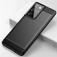 Anglies dėklas lankstus dangtelis TPU dėklas Samsung Galaxy S21 Ultra 5G juodas