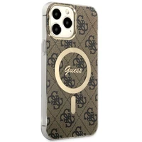 Guess GUHMP13XH4STW iPhone 13 Pro Max 6.7" rudas/rudas kietas dėklas 4G MagSafe