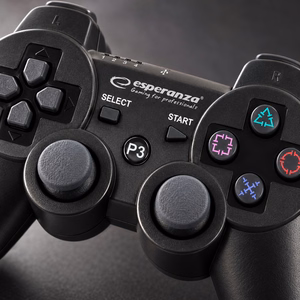 Esperanza EGG109K žaidimų valdiklis juodas Bluetooth Joystick analoginis Playstation 3