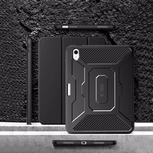 Tech-Protect Endurance dėklas iPad 10.9” 10 / 2022 / 11” 11 / 2025 - juodas