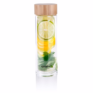 Alpina dvisienė stiklinė termo gertuvė, 450 ml