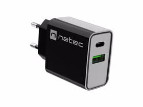 NATEC TINKLO ĮKROVIKLIS RIBERA USB-A+USB-C 20W PD
