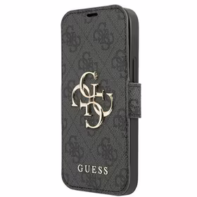 Guess GUBKP13X4GMGGR iPhone 13 Pro Max 6.7" dėklas pilkas 4G Big Metal Logo
