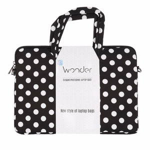 Wonder Dėklas nešiojamam kompiuteriui 17 colių juodas polka-dot