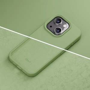 Etteri silikoninis dėklas telefonui iPhone 13 6,1" šviesiai žalias