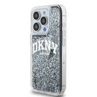 DKNY Liquid Glitter Big Logo dėklas iPhone 14 Pro - juodas
