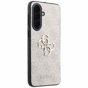 Guess dėklas Samsung Galaxy A37 (4G PU Big Logo) rožinis