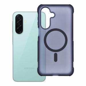 Dėklas skirtas Samsung A27 Forcell F-Protect BumperX Premium suderinamas su MagSafe tamsiai mėlynas