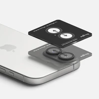 Ringke Kameros rėmelio apsauga 2-jų vienetų iPhone 16 / 16 Plus - juodas