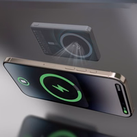 Dudao K28S 20W PD 5000mAh Išorinė baterija su Magnetine funkcija ir stovu - pilka