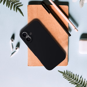 Silicone Lite dėklas telefonui iPhone 17 juodas