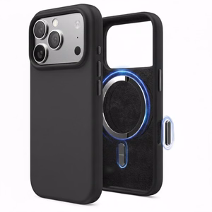 Telefono dėklas „TM MagSafe Silicone“ skirtas iPhone 17 / Midnight Black /