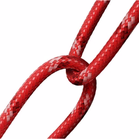 ENERGEA Laidas Nyloflex USB - LightningCharge and Sync C89 MFI 1.5m raudonas/red