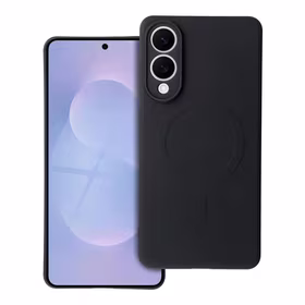 SILICONE MAG COVER dėklas telefonui suderinamas su Magnetiniu SAMSUNG S25 Edge juoda