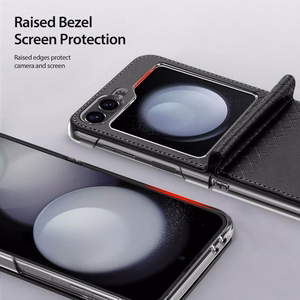 Dėklas Dux Ducis Bril Samsung F741 Z Flip6/F761 Z Flip7 FE violetinis